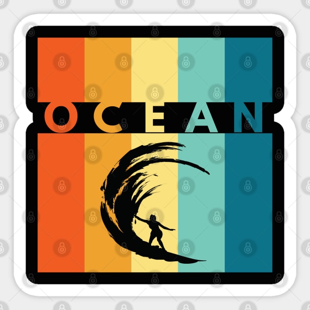 Ocean Sticker by WonBerland